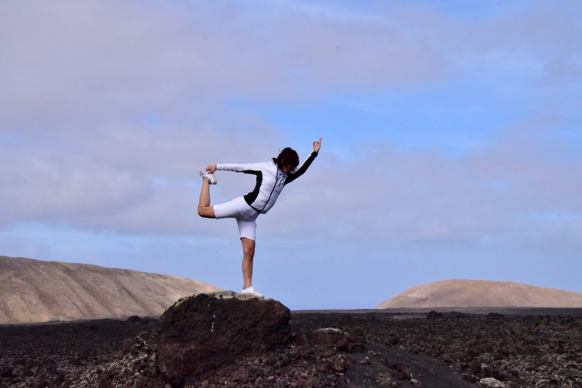 Yogafoto der Tänzer, lyn yoga